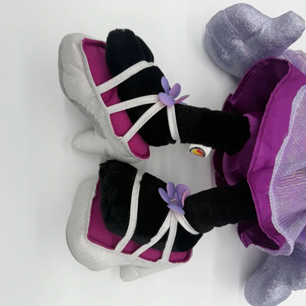 Disney Parks Minnie Mouse Plush Purple Dress‎ Tiara Authentic